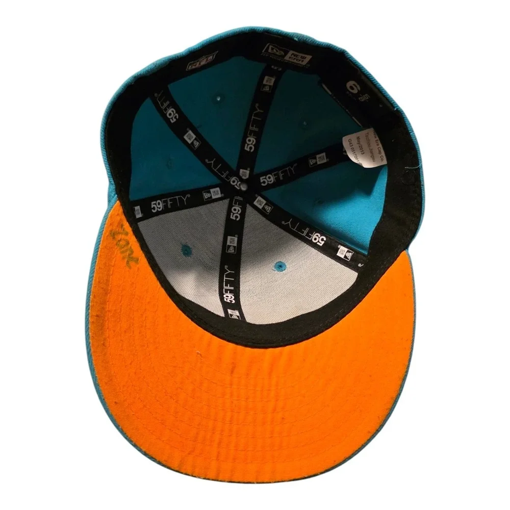 New Era 59fifty Miami Dolphins Baseball Cap Hat 6 5/8